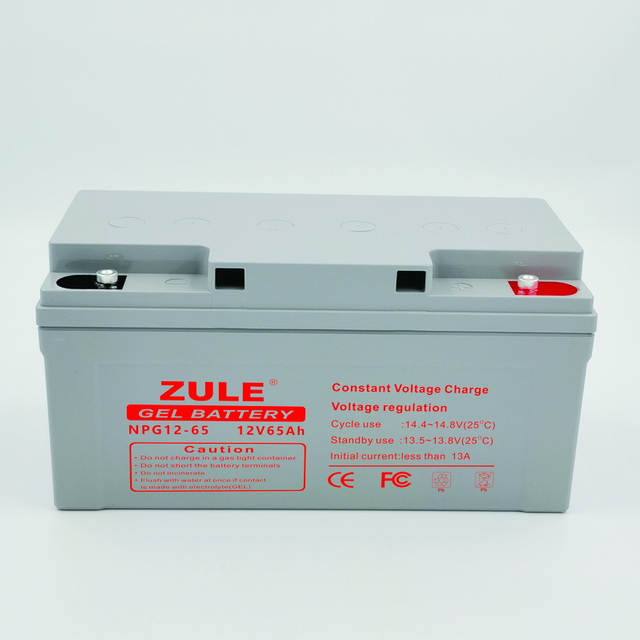 Vrla Gel Battery Agm12v 65ah Solar Home Use Deep Cycle for Solar Storage