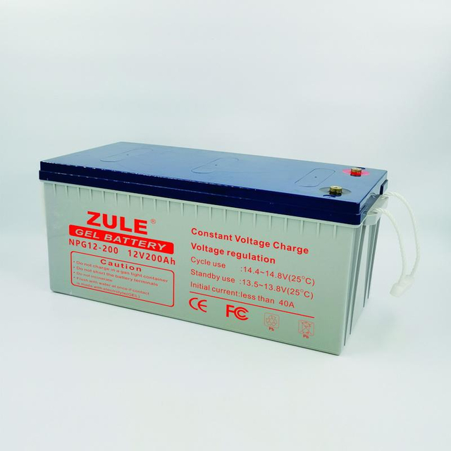 Manufacturer direct selling 12V200ah deep cycle gel battery for solar energy storage system and backup power