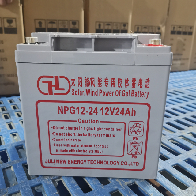 High Quality Gel Solar Battery 12V24Ah Energy Storage Battery Photovoltaic System Home Power Supply System Battery Long Life Safe And Stable