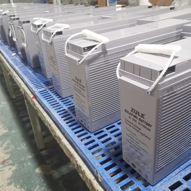 Strong Cycle Capacity Long Life Solar Lead-acid Battery Front Terminal 12v200ah Use with Solar Systems Solar Panels