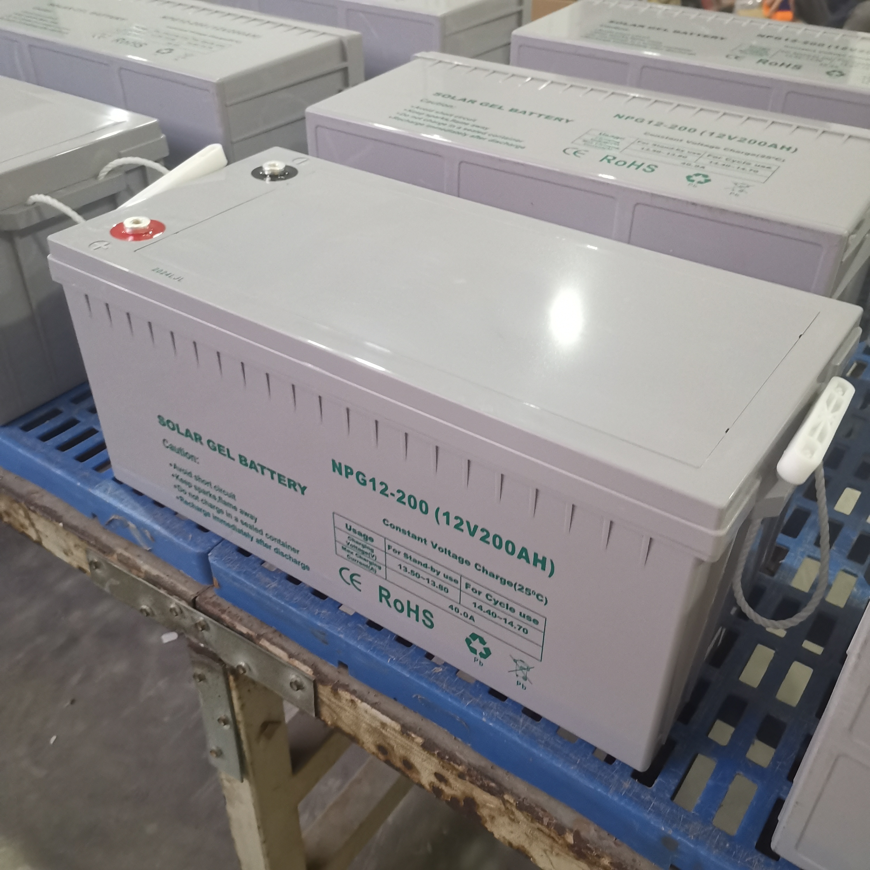 Solar Photovoltaic Gel Battery 12v200AH The Solar System Supplies Energy Storage Batteries Household Power Supply