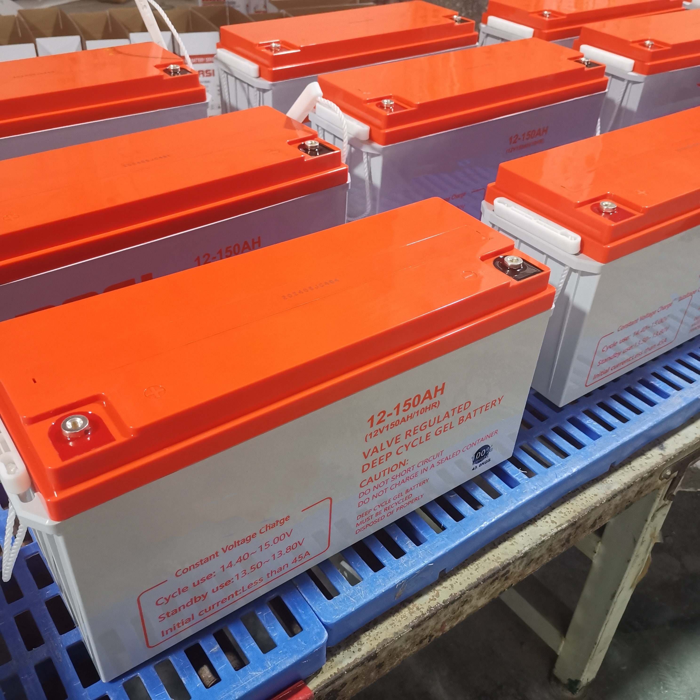 Excellent Performance 12V150Ah Solar Gel Deep Cycle Batteries for Home Storage