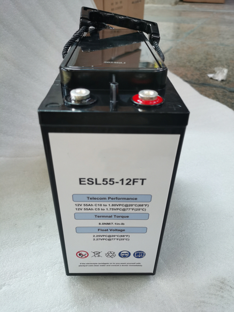 Good Price Excellent Quality Lead Acid Battery12V55Ah Rechargeable Front Terminal Battery for Home Power