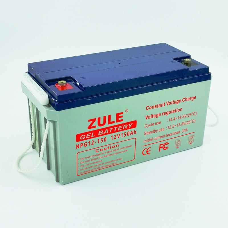 Factory wholesale 12V150Ah gel battery solar panel battery outdoor battery