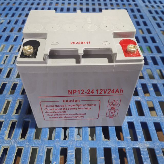 Rechargeable Environmental Friendly AGM Lead-acid Battery 12V24Ah Home Lighting Power Supply Battery