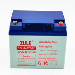 Quality guaranteed 12V40Ah gel battery new energy battery solar gel battery