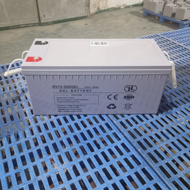 Manufacturer direct selling 12V200ah deep cycle gel battery for solar energy storage system and backup power