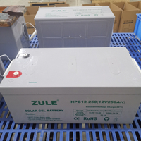 12V250AH Maintenance-Free Gel Solar Battery – Sealed & Safe Deep Cycle Energy Storage for 24/7 Solar Systems