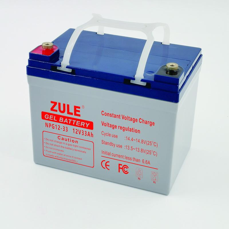 Good quality foothold 12V33Ah home energy storage battery solar storage battery gel battery