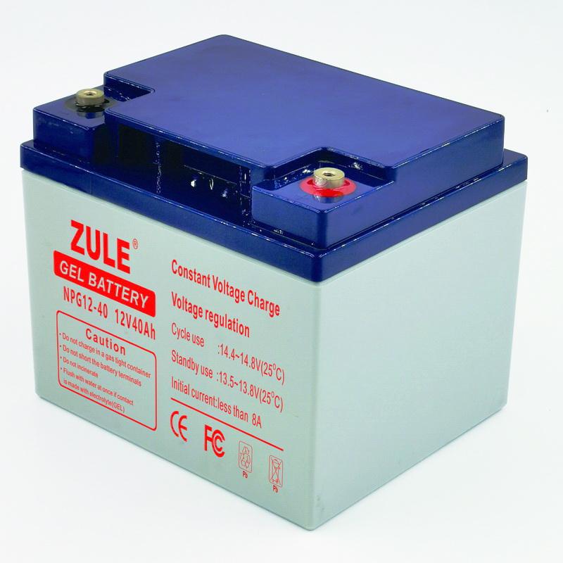 Quality guaranteed 12V40Ah gel battery new energy battery solar gel battery
