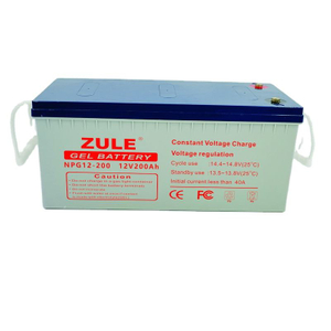 Manufacturer direct selling 12V200ah deep cycle gel battery for solar energy storage system and backup power