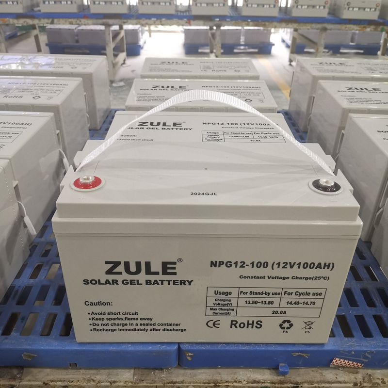 Maintenance-free Lead-acid Battery 12v100ah Deep Cycle Solar Battery Home Backup Power Supply