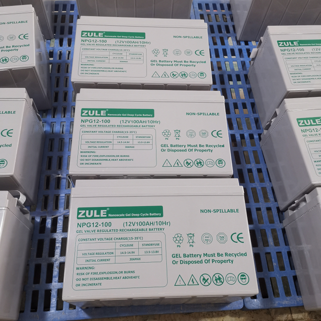 High quality and high efficiency factory direct lead-acid gel batteries 12v100AH Home power solar system