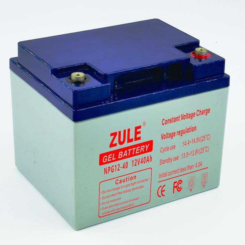 Quality guaranteed 12V40Ah gel battery new energy battery solar gel battery