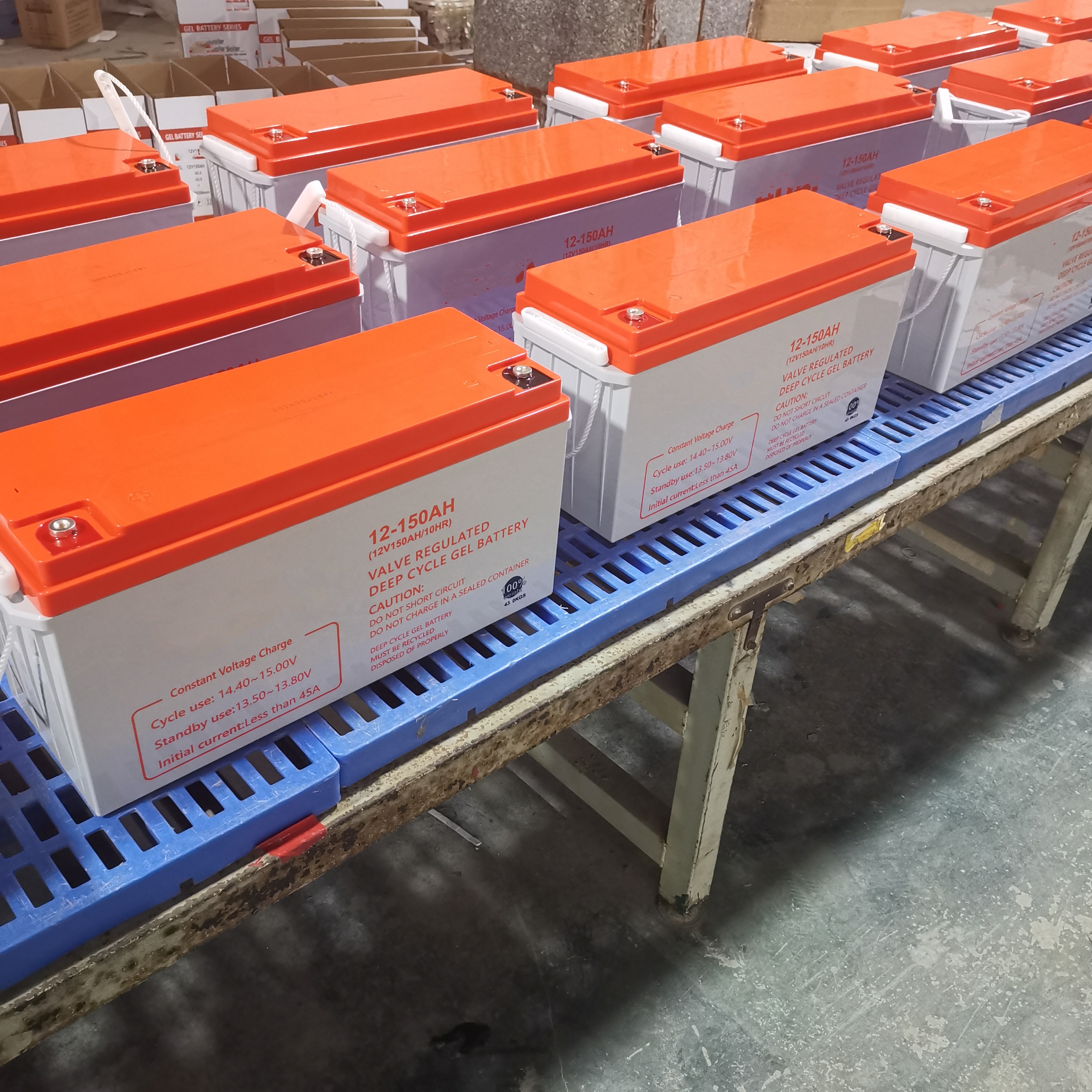 Excellent Performance 12V150Ah Solar Gel Deep Cycle Batteries for Home Storage