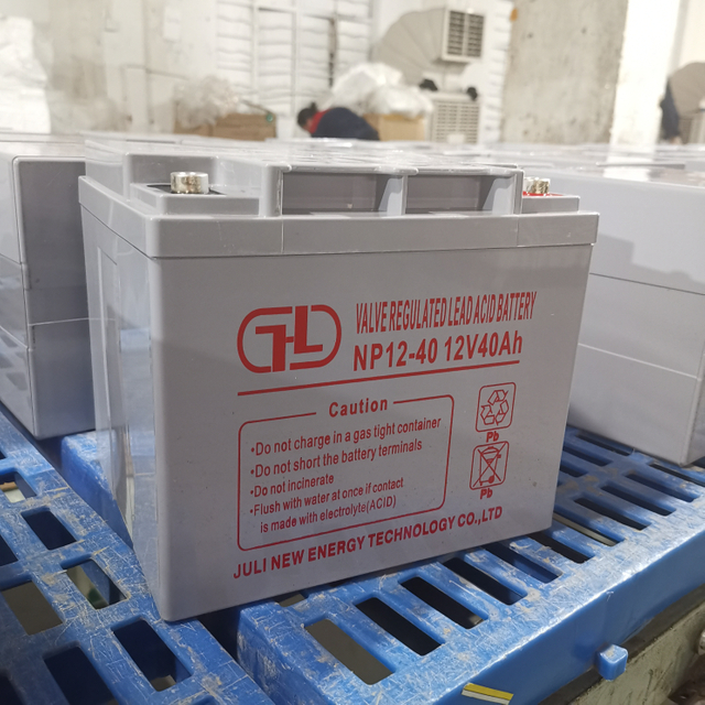 12V 40AH Valve Regulated Rechargeable UPS Lead Acid Storage Battery for Backup Power