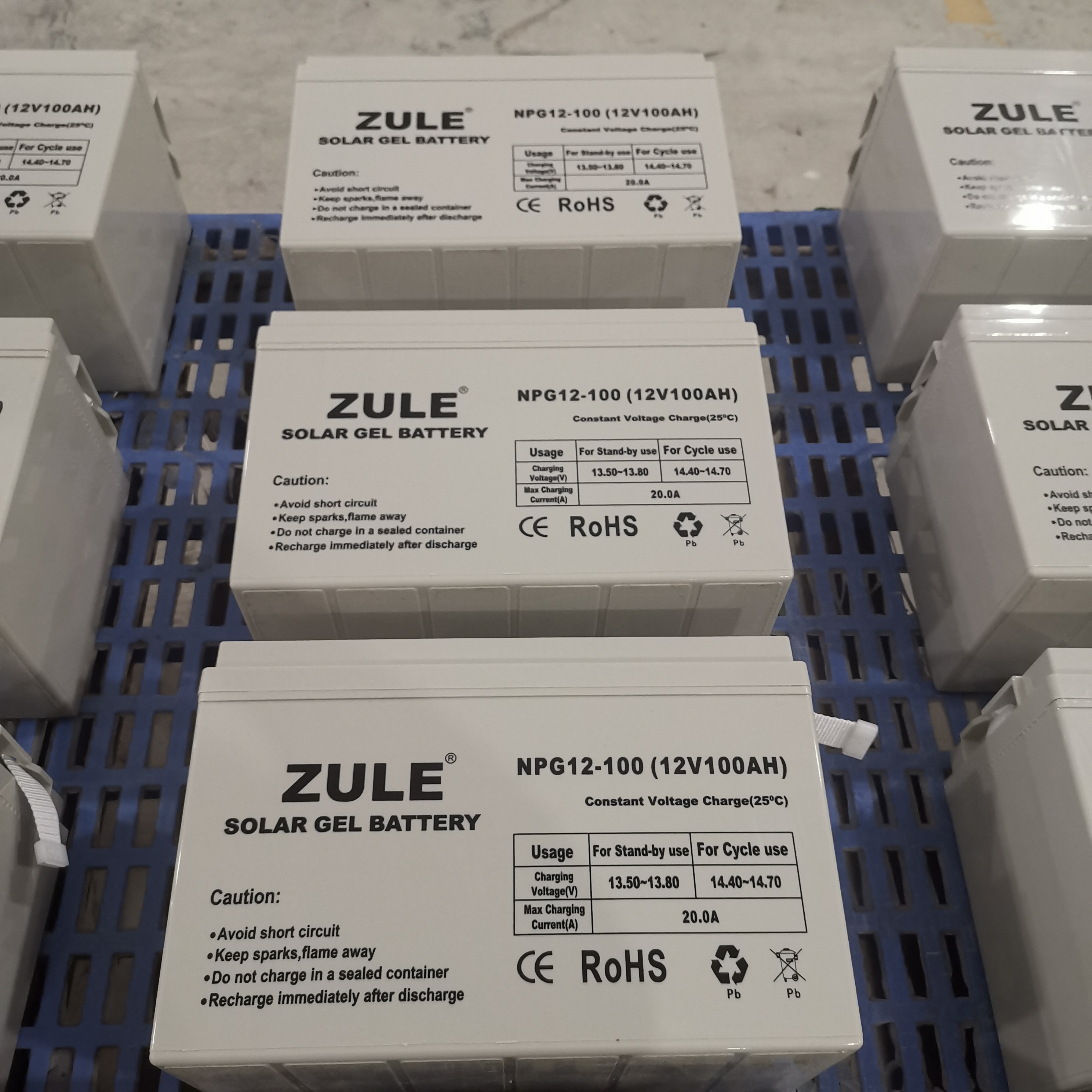 Maintenance-free Lead-acid Battery 12v100ah Deep Cycle Solar Battery Home Backup Power Supply