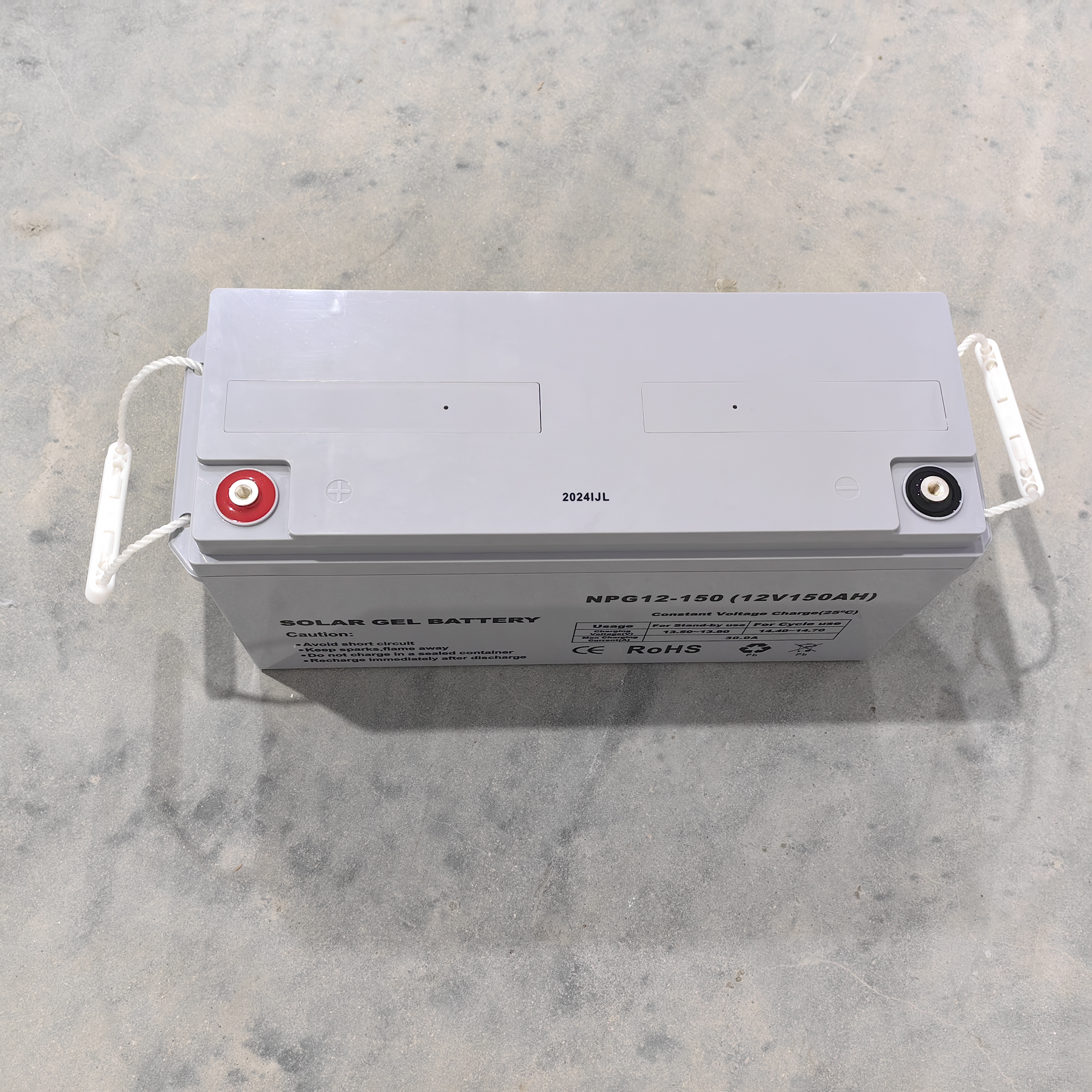 12V 150AH Valve-Regulated Lead-Acid (VRLA) Battery for Off-Grid Solar Applications