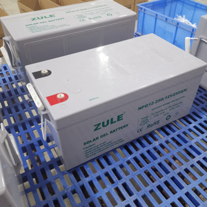 Source Factory of Solar Gel Batteries, 12V 250AH Deep Cycle, Custom Terminals, OEM Welcome, Export Certified