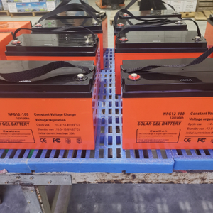 High Efficiency Solar Savings Battery 12v100ah Rechargeable Lead-acid Gel Battery for Household Power Supply