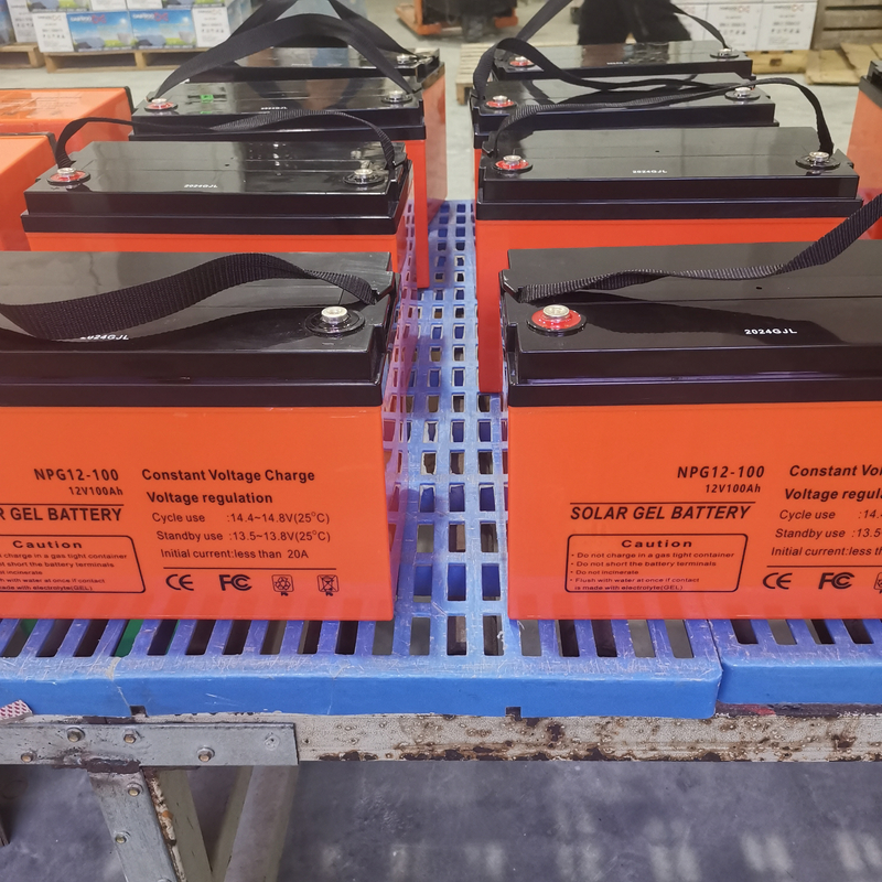 High Efficiency Solar Savings Battery 12v100ah Rechargeable Lead-acid Gel Battery for Household Power Supply
