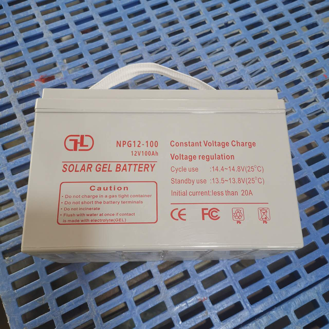 Excellent Safety Performance Solar Vrla Battery 12v100ah Rechargeable Solar Gel Battery