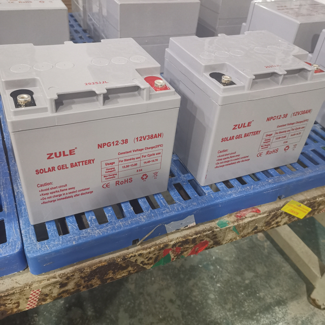 12V 38AH Solar Gel Battery - Deep Cycle AGM VRLA Battery for Solar Power System, Wind Power, UPS, And Off-Grid Applications