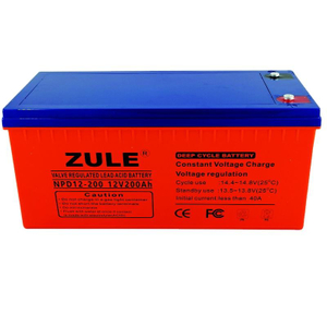Economical durable 12v200ah deep cycle battery gel battery solar battery