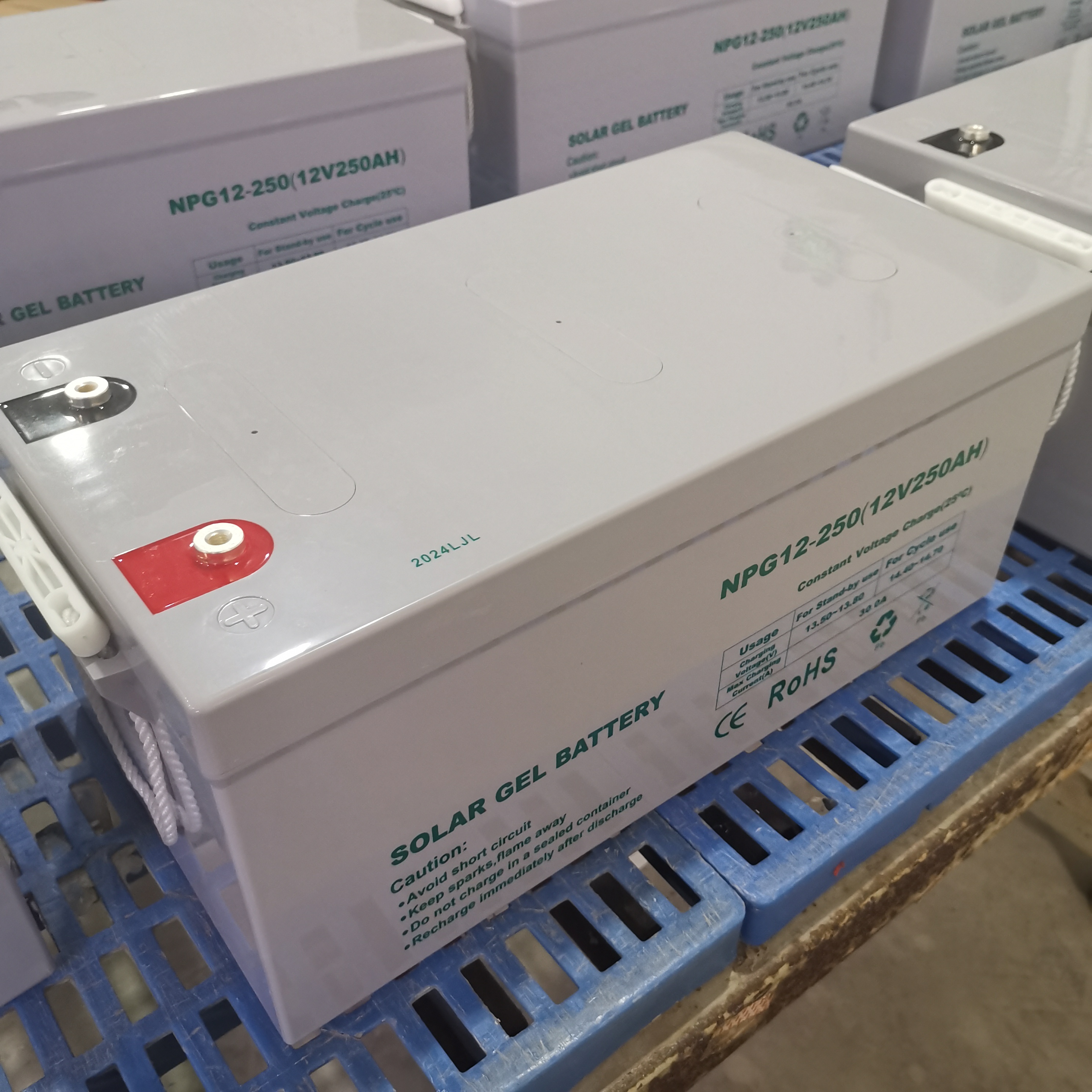 High Efficiency Lead Acid Solar Gel Battery 12V250ah Maintenance-free Solar Storage Battery Home Energy Storage System