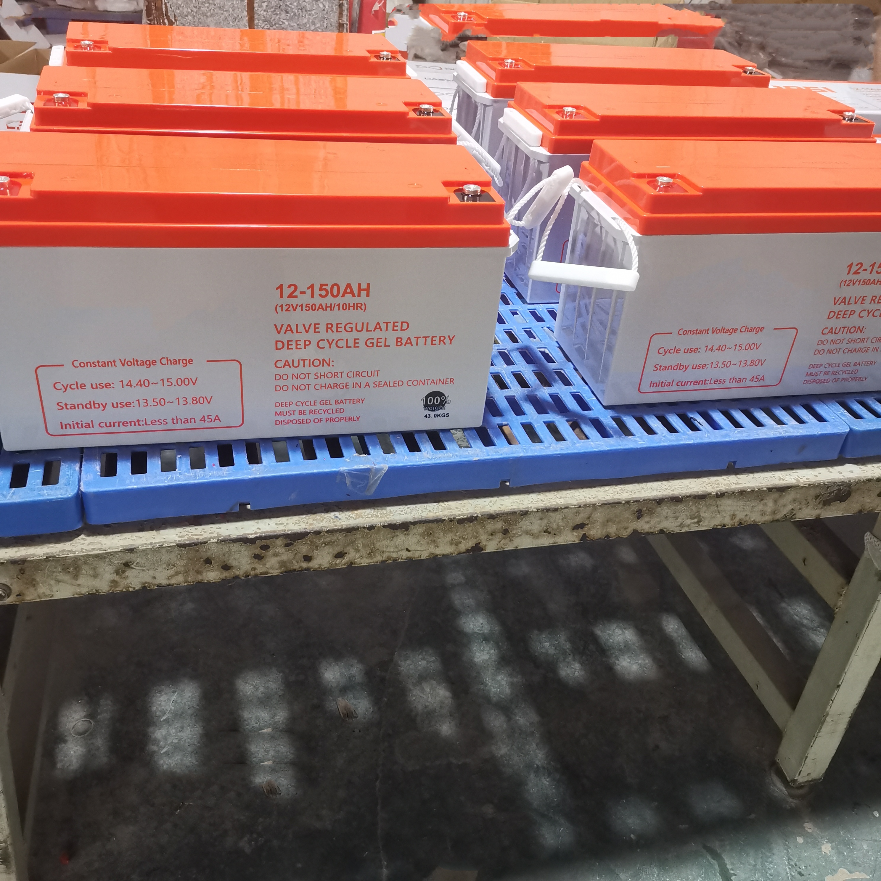 Excellent Performance 12V150Ah Solar Gel Deep Cycle Batteries for Home Storage