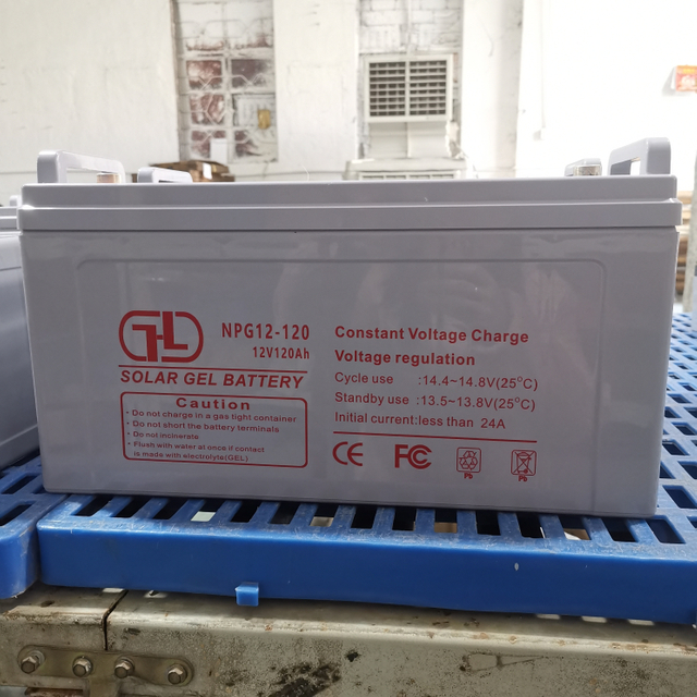 12Volt 120Ah Solar Energy Gel Battery - Long-Lasting Rechargeable Battery for Solar Inverters, Caravans, Home Off-Grid Setups