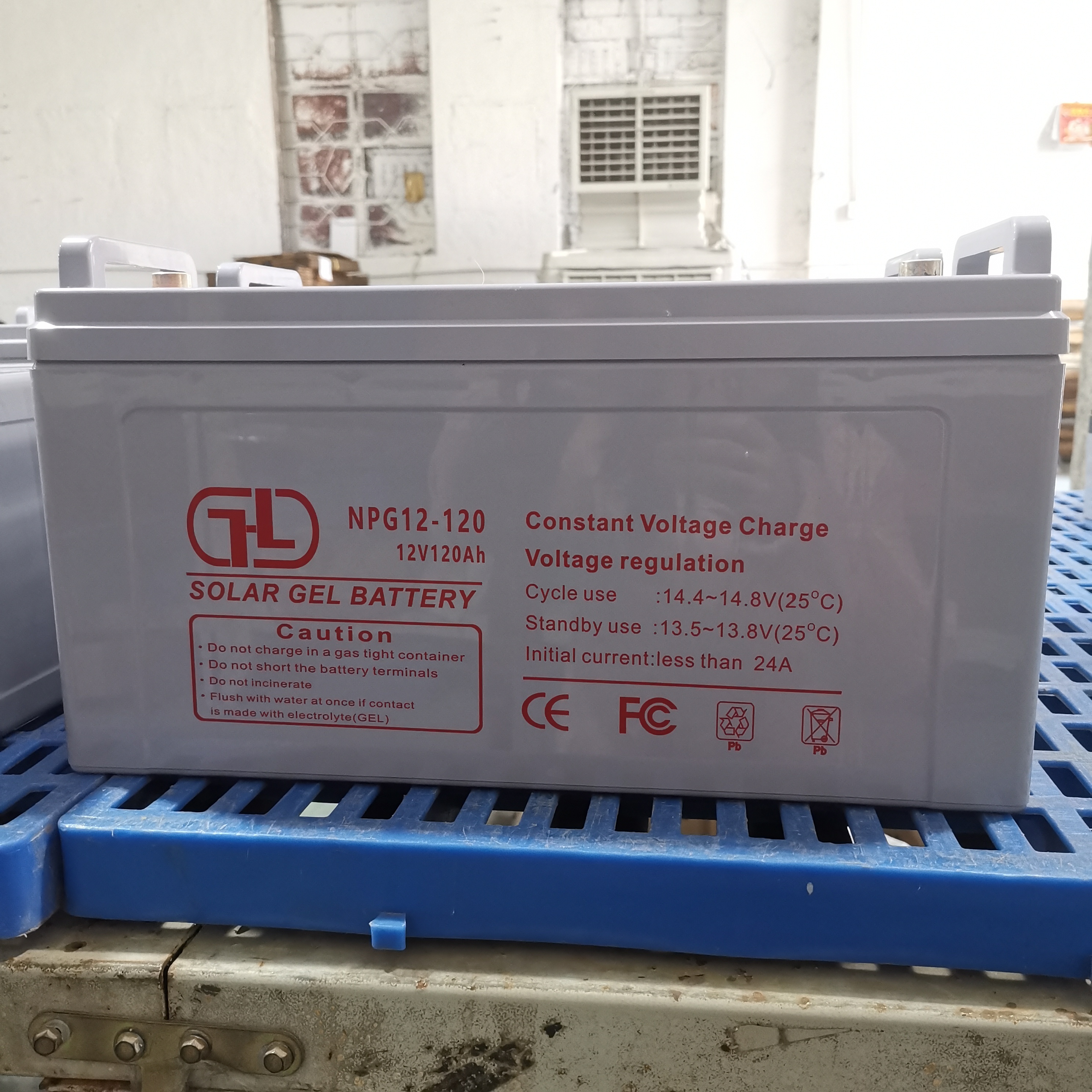 12Volt 120Ah Solar Energy Gel Battery - Long-Lasting Rechargeable Battery for Solar Inverters, Caravans, Home Off-Grid Setups