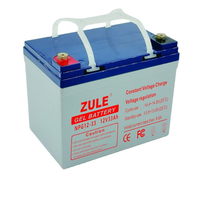 Good quality foothold 12V33Ah home energy storage battery solar storage battery gel battery