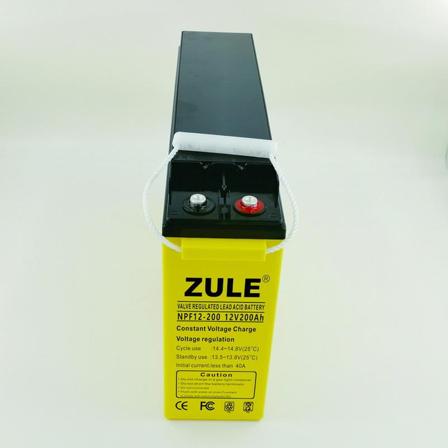 Front terminal 12v200ah gel battery storage battery deep cycle battery