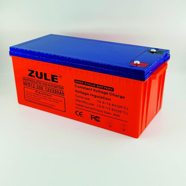 Economical durable 12v200ah deep cycle battery gel battery solar battery