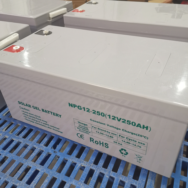 High-Safety Sealed Gel Energy Storage Battery 12v250AH with Leakage & Explosion Protection for IT Room Backup