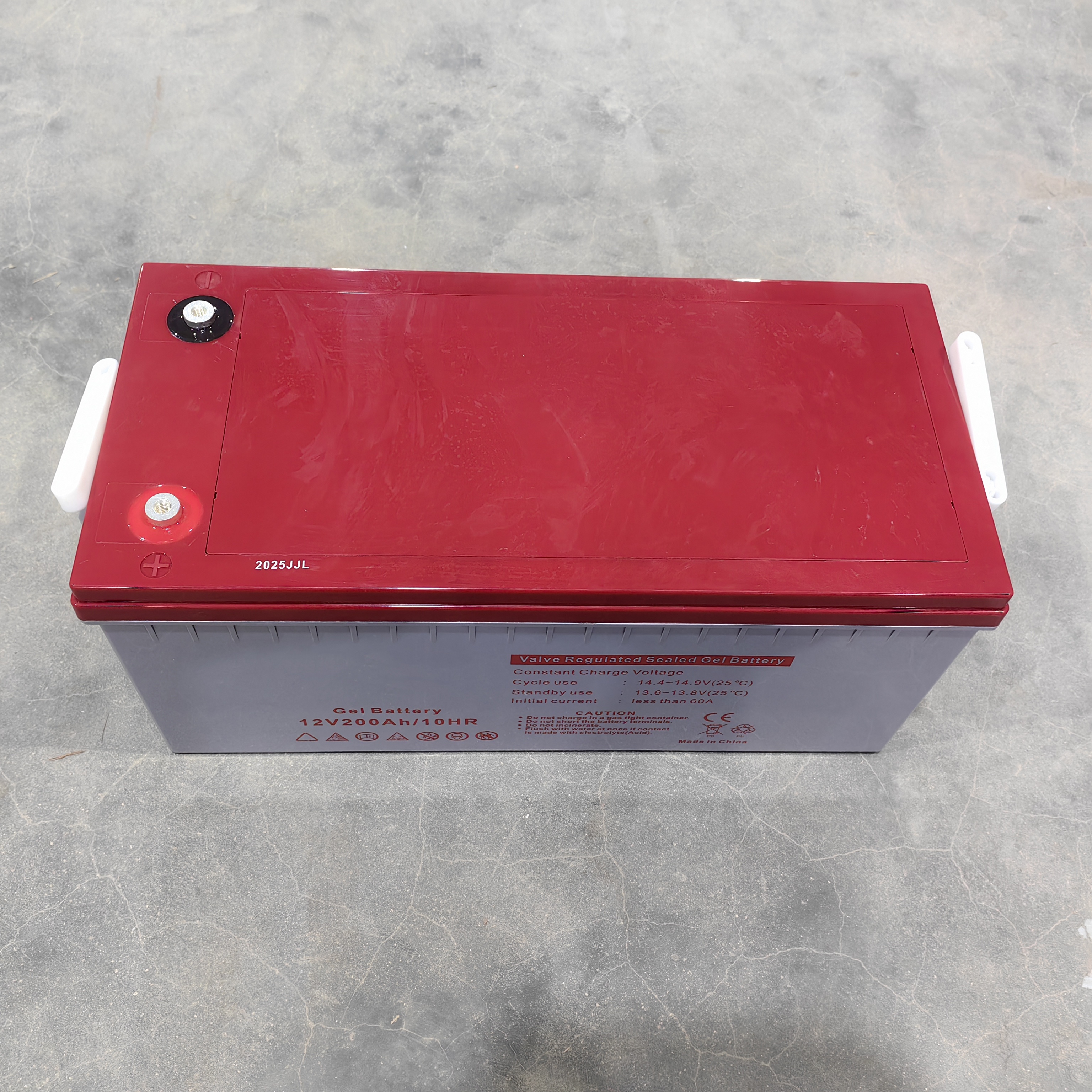 China Factory Solar Gel Battery 12V200Ah – Deep Cycle Lead Acid Battery for Off-Grid System, Custom Packaging