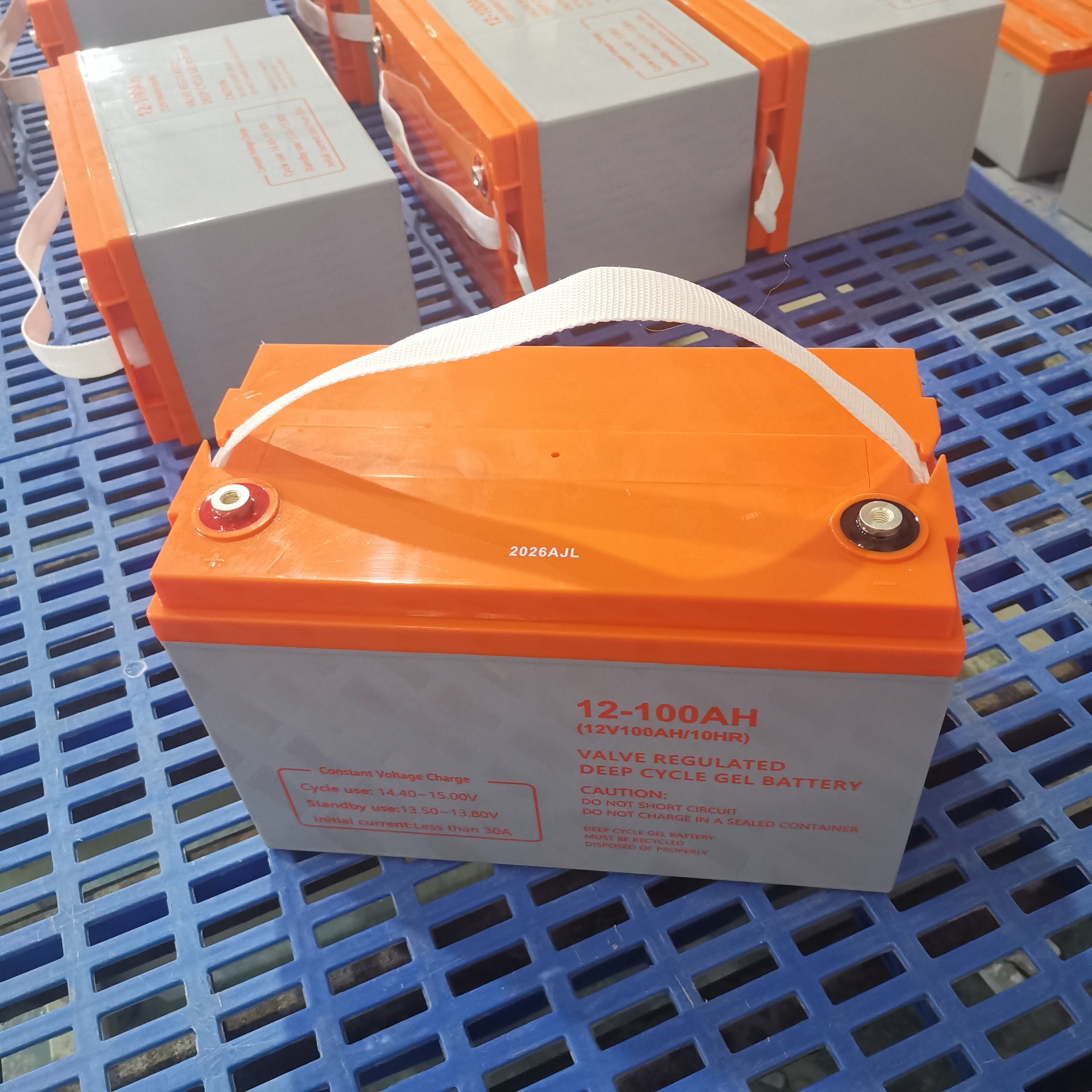 High Performance 12V100AH Gel Battery for Solar Wind Hybrid System – Deep Cycle Maintenance-Free Support OEM/ODM with MSDS